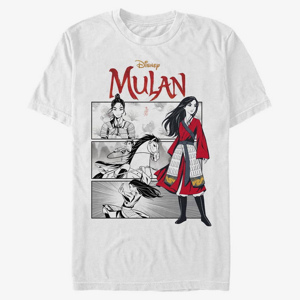 Queens Disney Mulan: Live Action - Mulan Comic Panels Unisex T-Shirt White