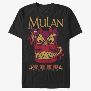Queens Disney Mulan - STONE MUSHU Unisex T-Shirt Black