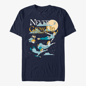Queens Disney Peter Pan - Grow Up Never Unisex T-Shirt Navy Blue