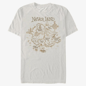 Queens Disney Peter Pan - Neverland Map Unisex T-Shirt Natural