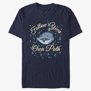 Queens Disney Pocahontas - Meeko Falling Unisex T-Shirt Navy Blue