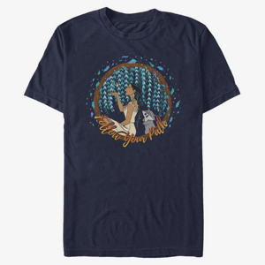 Queens Disney Pocahontas - Pocahontas and Meeko Unisex T-Shirt Navy Blue