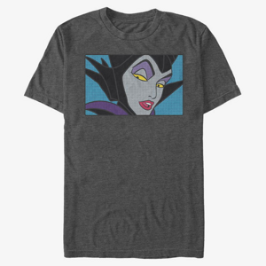 Queens Disney Sleeping Beauty - Maleficent Eyes Unisex T-Shirt Dark Heather Grey