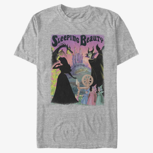 Queens Disney Sleeping Beauty - Sleeping Beauty Poster Unisex T-Shirt Heather Grey