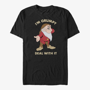 Queens Disney Snow White - Grumpy Deal Unisex T-Shirt Black