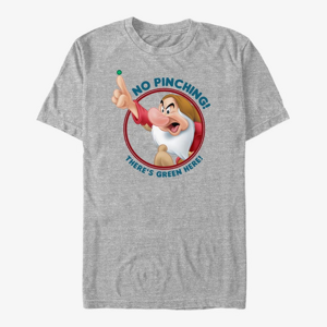 Queens Disney Snow White - NO PINCHING GRUMPY Unisex T-Shirt Heather Grey