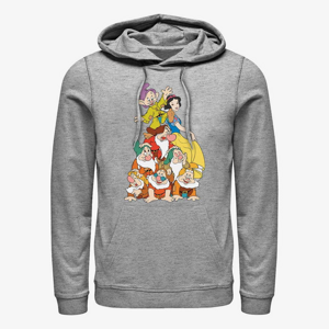 Queens Disney Snow White - Squad Dwarf Stack Unisex Hoodie Heather Grey