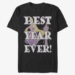 Queens Disney Tangled - Rapunzel Best Year Unisex T-Shirt Black