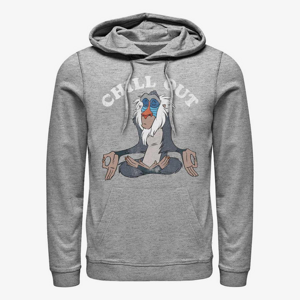 Queens Disney The Lion King - Chill Out Unisex Hoodie Heather Grey