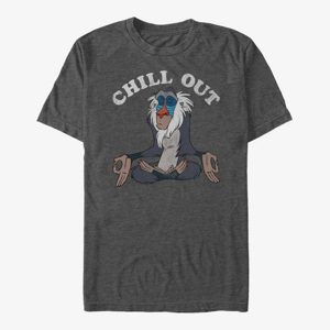 Queens Disney The Lion King - Chill Out Unisex T-Shirt Dark Heather Grey