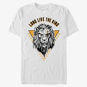Queens Disney The Lion King: Live Action - Long Live The King Scar Unisex T-Shirt White