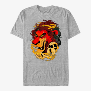 Queens Disney The Lion King - SCARIFY Unisex T-Shirt Heather Grey