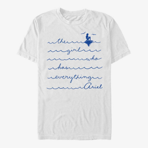Queens Disney The Little Mermaid - AIRLE Unisex T-Shirt White