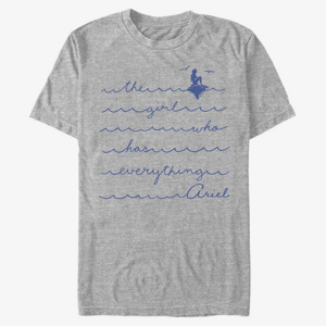 Queens Disney The Little Mermaid - AIRLE Unisex T-Shirt Heather Grey