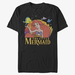 Queens Disney The Little Mermaid - LM Title Unisex T-Shirt Black