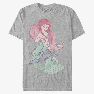 Queens Disney The Little Mermaid - Signed Ariel Unisex T-Shirt Heather Grey
