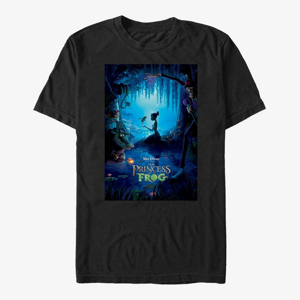 Queens Disney The Princess & The Frog - Frog Classic Poster Unisex T-Shirt Black