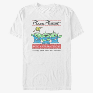 Queens Disney Toy Story 1-3 - Pizza Planet Surf Unisex T-Shirt White