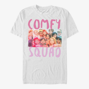 Queens Disney Wreck-It Ralph 2 - Comfy Squad Selfie Unisex T-Shirt White