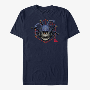 Queens Dungeons & Dragons: Honor Among Thieves - Stained Glass Beholder Unisex T-Shirt Navy Blue