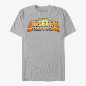 Queens Hasbro Stretch Armstrong - Basic Logo Men's T-Shirt Ash Grey