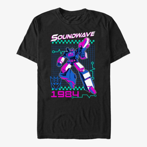 Queens Hasbro Transformers - Soundwave Retro Men's T-Shirt Black