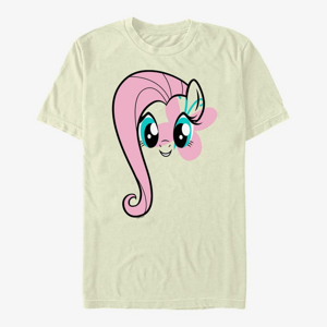 Queens Hasbro Vault My Little Pony - Fluttershy Face Men's T-Shirt Natural