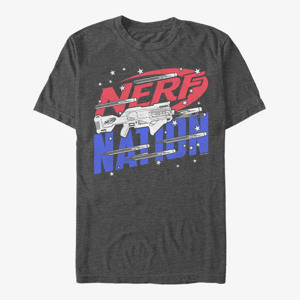 Queens Hasbro Vault Nerf - Nerf Nation Men's T-Shirt Dark Heather Grey