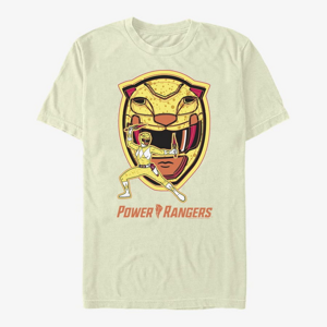 Queens Hasbro Vault Power Rangers - Yellow Ranger Hero Men's T-Shirt Natural