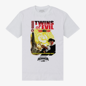 Queens Horrorline - horrorline-twins-of-evil Unisex T-Shirt White