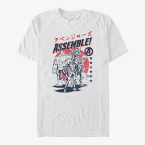 Queens Marvel Avengers Classic - Assemble Men's T-Shirt White