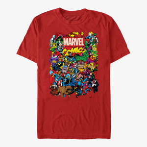 Queens Marvel Avengers Classic - Entire Cast Unisex T-Shirt Red