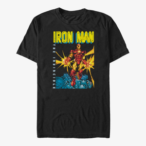Queens Marvel Avengers Classic - IRON MAN Unisex T-Shirt Black