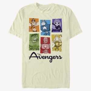 Queens Marvel Avengers Classic - Motley Avengers Men's T-Shirt Natural