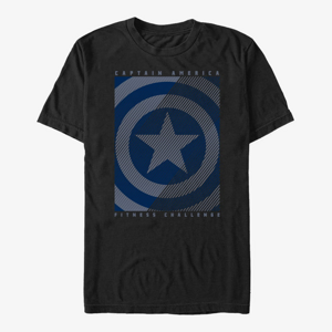 Queens Marvel Avengers Classic - Shield Camp Unisex T-Shirt Black