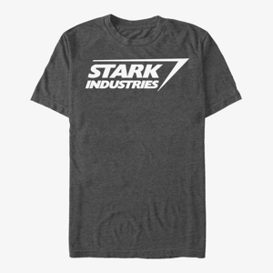 Queens Marvel Avengers Classic - Stark Logo Unisex T-Shirt Dark Heather Grey