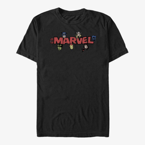 Queens Marvel Avengers Classic - VINTAGE LOGO Men's T-Shirt Black