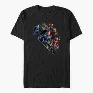 Queens Marvel Avengers Endgame - Angled Shot Unisex T-Shirt Black