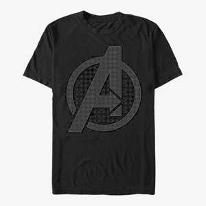 Queens Marvel Avengers: Endgame - Endgame Grayscale Logo Men's T-Shirt Black