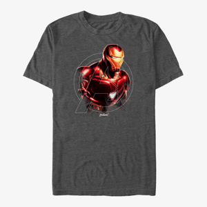 Queens Marvel Avengers Endgame - Iron Hero Unisex T-Shirt Dark Heather Grey