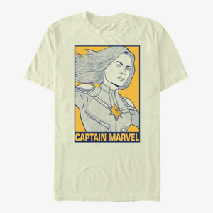 Queens Marvel Avengers: Endgame - Pop Captain Marvel Men's T-Shirt Natural