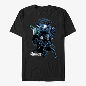 Queens Marvel Avengers: Infinity War - A Team Unisex T-Shirt Black