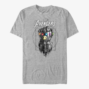 Queens Marvel Avengers: Infinity War - Ancient Gauntlet Unisex T-Shirt Heather Grey
