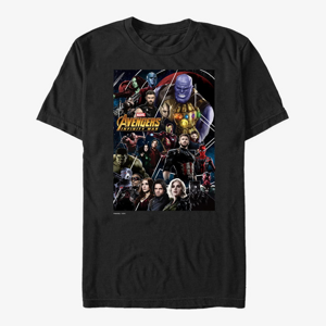 Queens Marvel Avengers: Infinity War - Avengers Poster Unisex T-Shirt Black