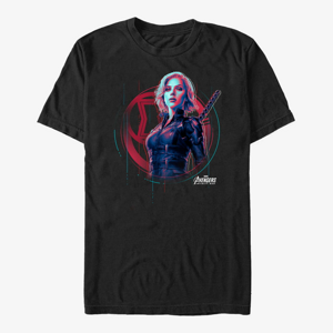 Queens Marvel Avengers: Infinity War - Black Widow Tech Unisex T-Shirt Black