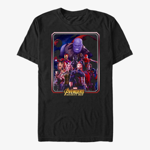 Queens Marvel Avengers: Infinity War - Group Poster Unisex T-Shirt Black
