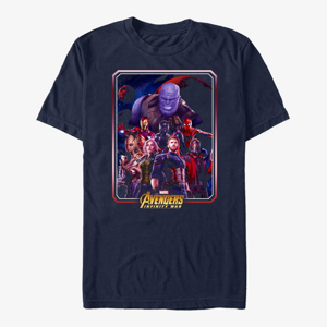 Queens Marvel Avengers: Infinity War - Group Poster Unisex T-Shirt Navy Blue