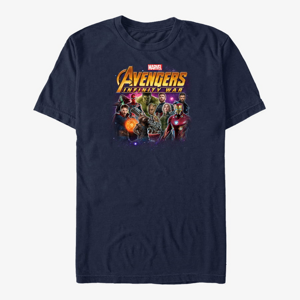 Queens Marvel Avengers: Infinity War - Group Shot Unisex T-Shirt Navy Blue