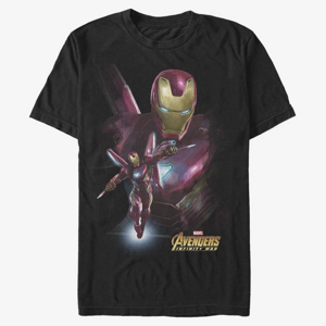 Queens Marvel Avengers: Infinity War - Space Suit Men's T-Shirt Black