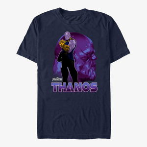 Queens Marvel Avengers: Infinity War - Thanos Head Unisex T-Shirt Navy Blue